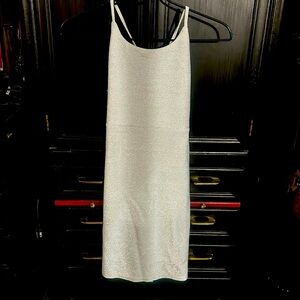 Silver sparkly dress